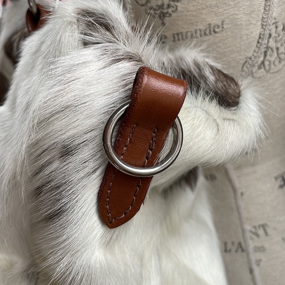 Cowhide weekender bag EUC - Picture 4 of 13